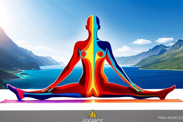 Energy flow patterns in triangle pose