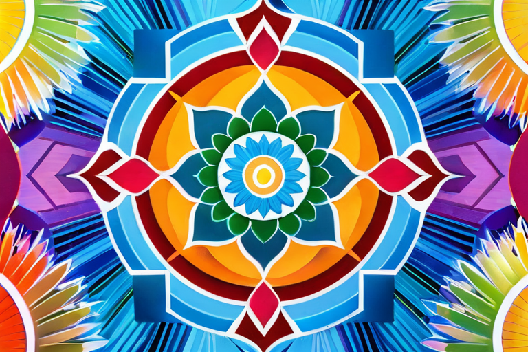 Chakra energy flow visualization