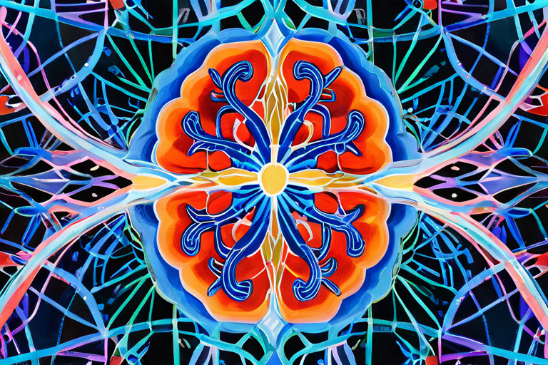 Brain scan showing meditation effects