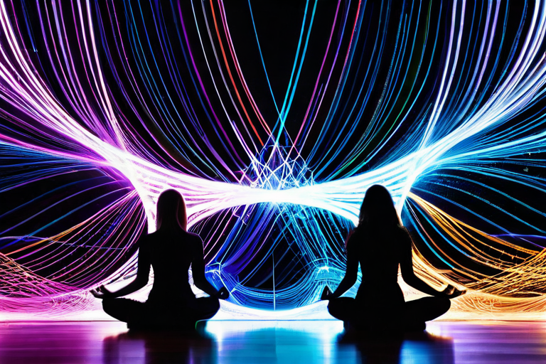 Quantum entanglement visualization with partner yoga