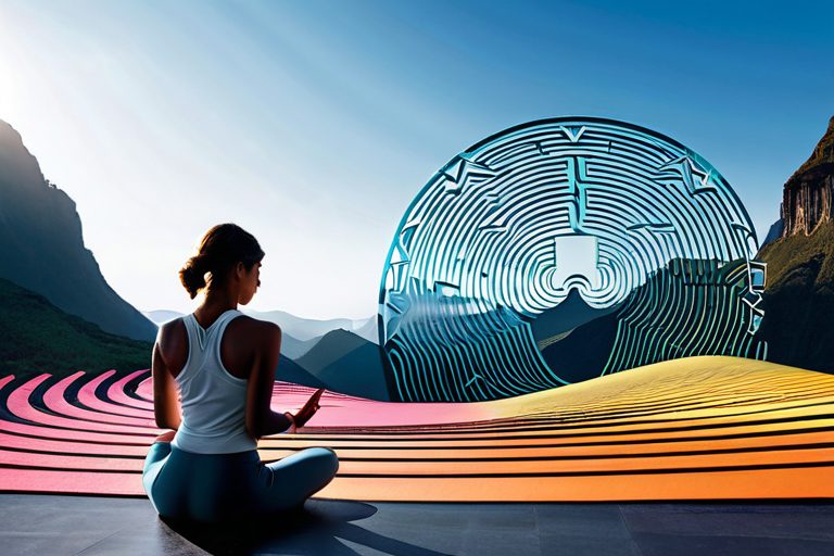 Integration of wearable technology with traditional yoga practice