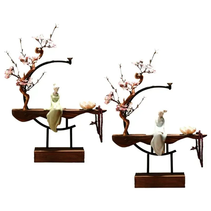 Fragrance Lamps Backflow Incense Burner Waterfall Holder Yoga Aroma Censer Ornament