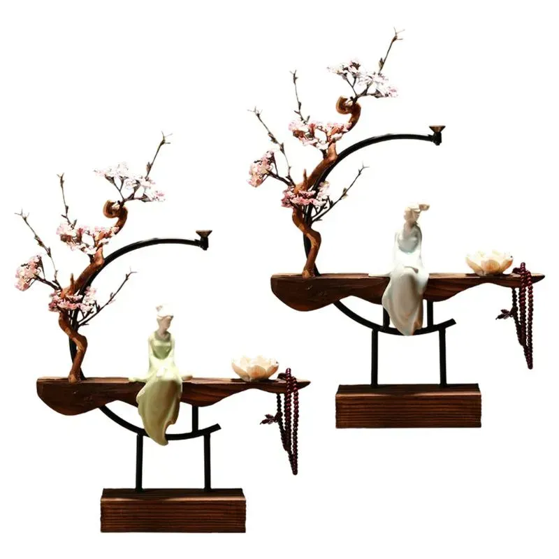 Fragrance Lamps Backflow Incense Burner Waterfall Holder Yoga Aroma Censer Ornament